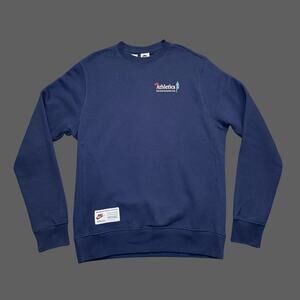 Nike Men's Sportswear Club Fleece Crew Sweatshirt Blue Size LT NWT FN1486-410